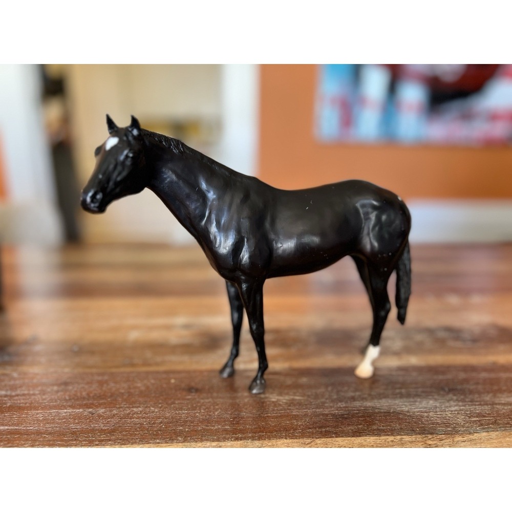 Breyer 'Traditional' Collectible 'Let's Go Racing' Black Matte Secretariat #1440